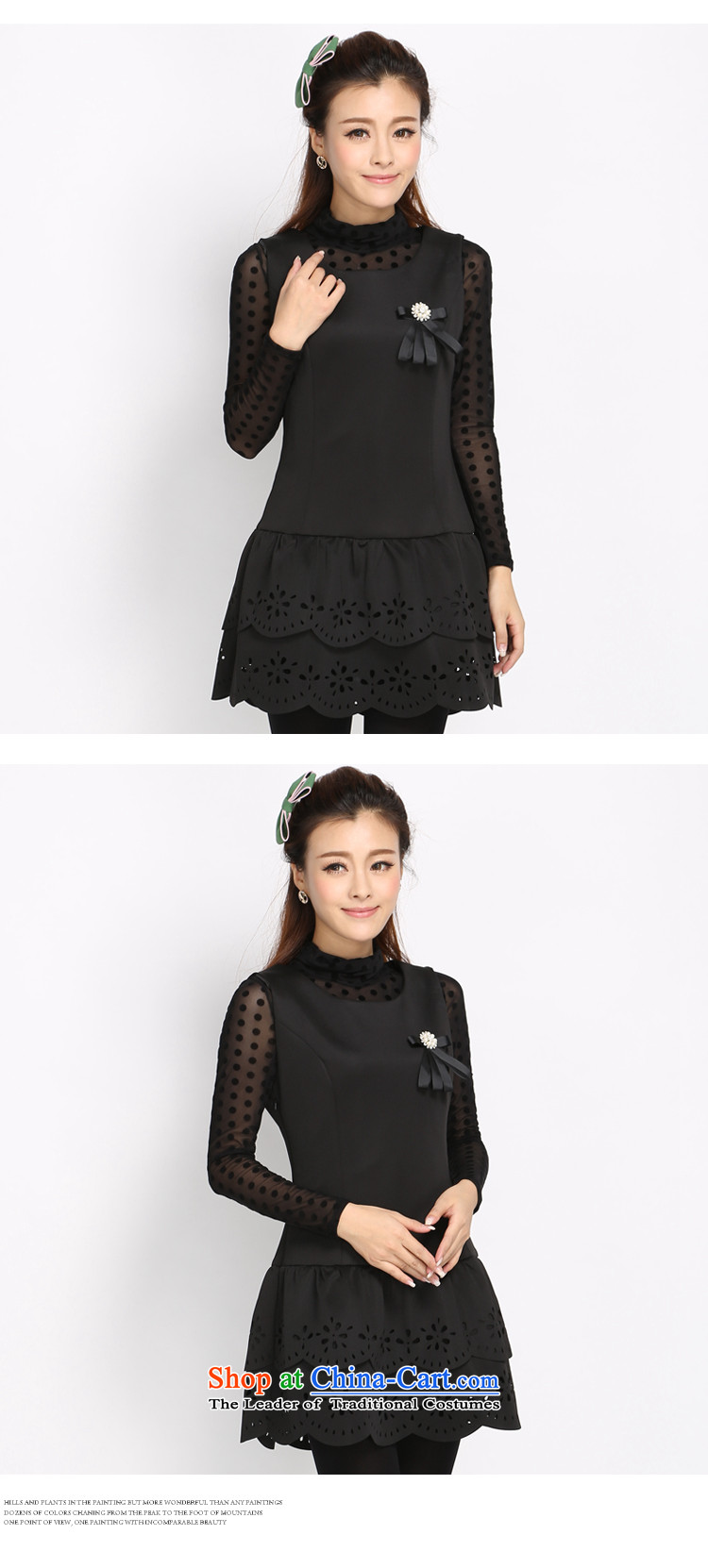 Luo Shani Flower Code 2014 autumn and winter New Women Korean Sau San video thin black sleeveless OL dresses 4021 Black 5XL picture, prices, brand platters! The elections are supplied in the national character of distribution, so action, buy now enjoy more preferential! As soon as possible.