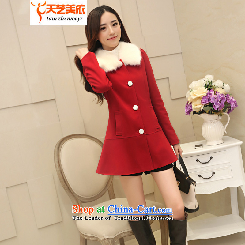 According to the 2014 days Ji-mi New Product A Version of autumn large a Woman   temperament. Long hair? 8 702 Blue Jacket XL, day (tianzhimeiyi Ji-mi) , , , shopping on the Internet