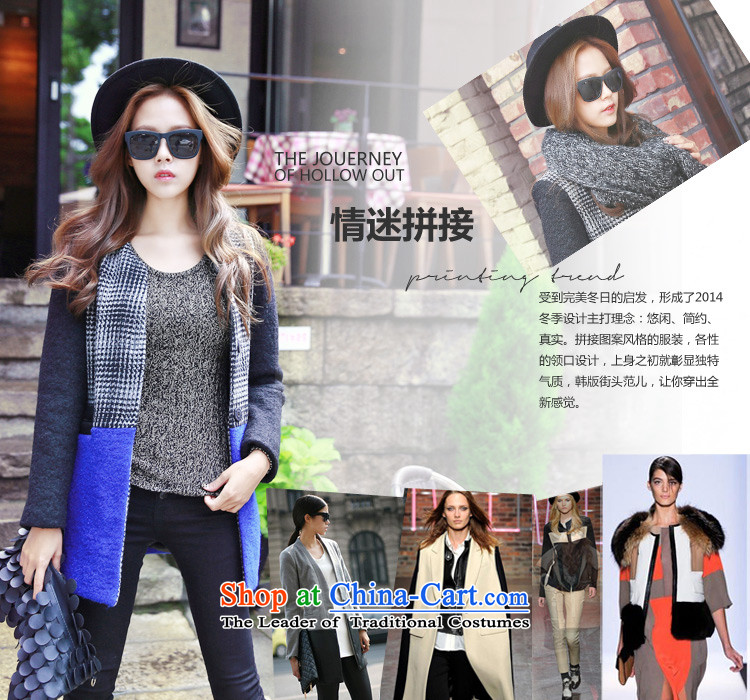 Korea has the Korean version of the Dag Hammarskjöld yi 2015 winter clothing new women chidori knots of stitching NG3629 gross? jacket Tsat Po blue S picture, prices, brand platters! The elections are supplied in the national character of distribution, so action, buy now enjoy more preferential! As soon as possible.
