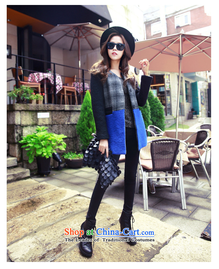 Korea has the Korean version of the Dag Hammarskjöld yi 2015 winter clothing new women chidori knots of stitching NG3629 gross? jacket Tsat Po blue S picture, prices, brand platters! The elections are supplied in the national character of distribution, so action, buy now enjoy more preferential! As soon as possible.