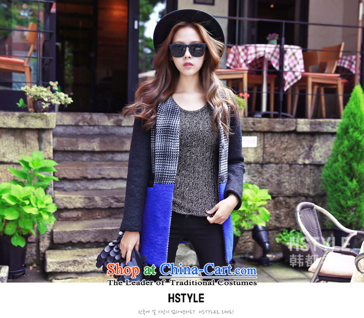 Korea has the Korean version of the Dag Hammarskjöld yi 2015 winter clothing new women chidori knots of stitching NG3629 gross? jacket Tsat Po blue S picture, prices, brand platters! The elections are supplied in the national character of distribution, so action, buy now enjoy more preferential! As soon as possible.
