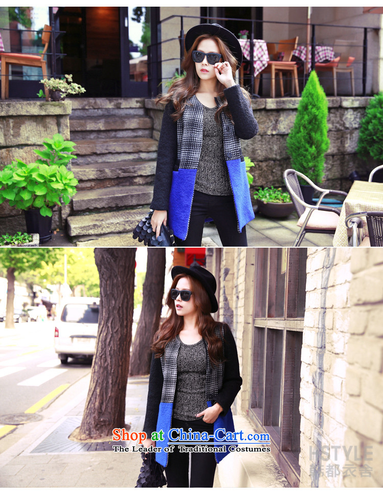 Korea has the Korean version of the Dag Hammarskjöld yi 2015 winter clothing new women chidori knots of stitching NG3629 gross? jacket Tsat Po blue S picture, prices, brand platters! The elections are supplied in the national character of distribution, so action, buy now enjoy more preferential! As soon as possible.