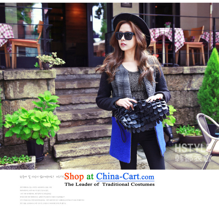 Korea has the Korean version of the Dag Hammarskjöld yi 2015 winter clothing new women chidori knots of stitching NG3629 gross? jacket Tsat Po blue S picture, prices, brand platters! The elections are supplied in the national character of distribution, so action, buy now enjoy more preferential! As soon as possible.
