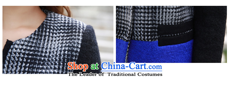 Korea has the Korean version of the Dag Hammarskjöld yi 2015 winter clothing new women chidori knots of stitching NG3629 gross? jacket Tsat Po blue S picture, prices, brand platters! The elections are supplied in the national character of distribution, so action, buy now enjoy more preferential! As soon as possible.