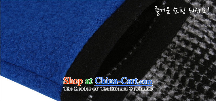 Korea has the Korean version of the Dag Hammarskjöld yi 2015 winter clothing new women chidori knots of stitching NG3629 gross? jacket Tsat Po blue S picture, prices, brand platters! The elections are supplied in the national character of distribution, so action, buy now enjoy more preferential! As soon as possible.