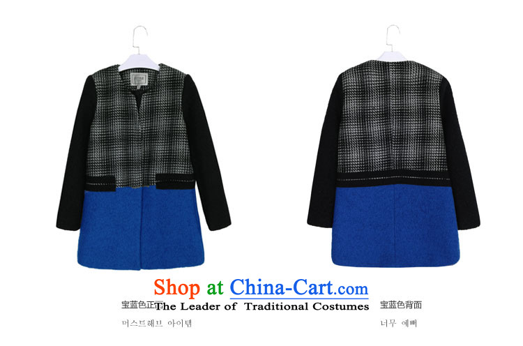 Korea has the Korean version of the Dag Hammarskjöld yi 2015 winter clothing new women chidori knots of stitching NG3629 gross? jacket Tsat Po blue S picture, prices, brand platters! The elections are supplied in the national character of distribution, so action, buy now enjoy more preferential! As soon as possible.