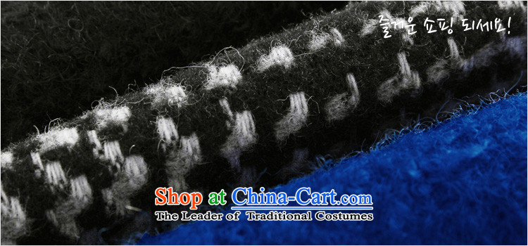 Korea has the Korean version of the Dag Hammarskjöld yi 2015 winter clothing new women chidori knots of stitching NG3629 gross? jacket Tsat Po blue S picture, prices, brand platters! The elections are supplied in the national character of distribution, so action, buy now enjoy more preferential! As soon as possible.
