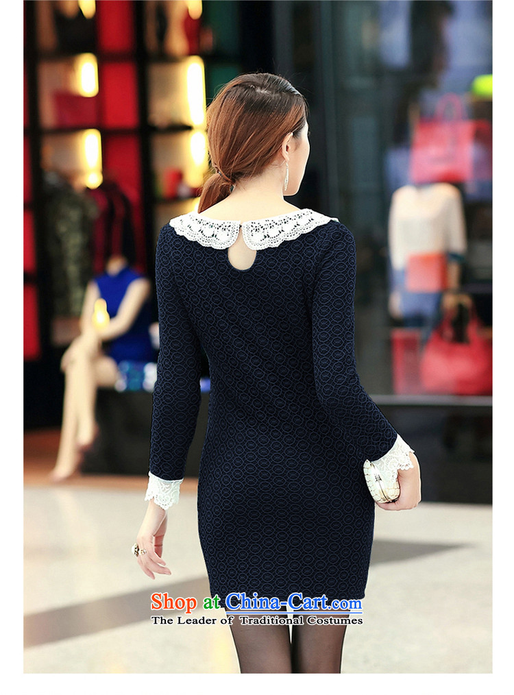 Sophie included the large-thick wool thick MM2015 fall for women new Korean lace dolls collar warm dresses women 2688 Blue 5XL picture, prices, brand platters! The elections are supplied in the national character of distribution, so action, buy now enjoy more preferential! As soon as possible.