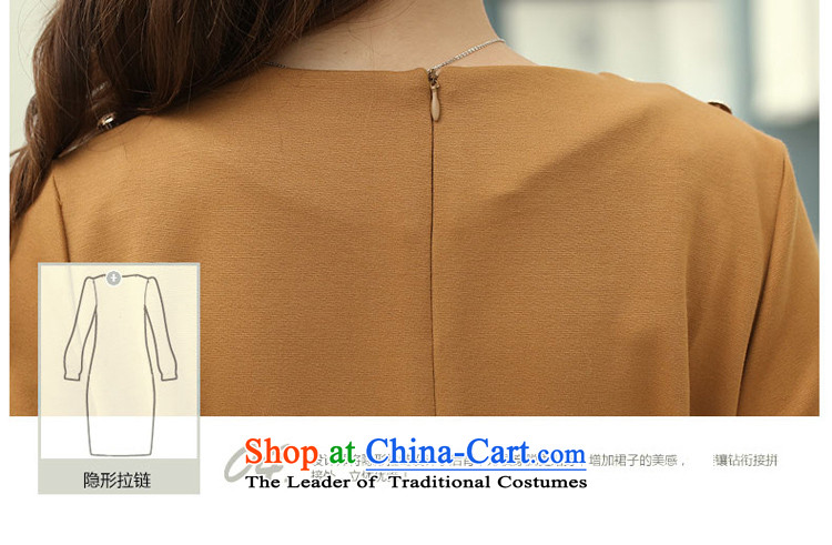 Sophie sponsors to xl thick MM2015 autumn and winter for women new Korean minimalist creases Sau San long-sleeved dresses female 2703 Blue XXL picture, prices, brand platters! The elections are supplied in the national character of distribution, so action, buy now enjoy more preferential! As soon as possible.