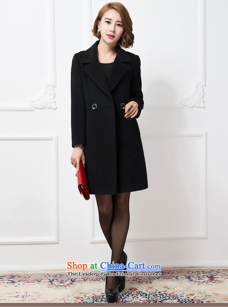 Cordoba Amorim 2015 autumn and winter new Korean girls jacket coat? long long-sleeved gross coats female blue? M picture, prices, brand platters! The elections are supplied in the national character of distribution, so action, buy now enjoy more preferential! As soon as possible.