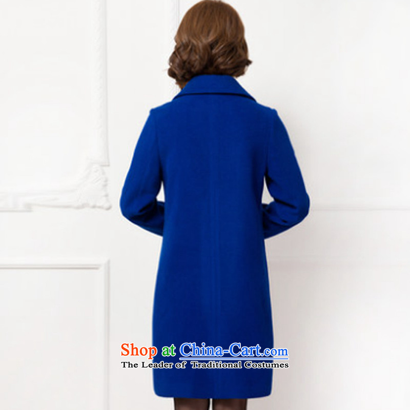Cordoba Amorim 2015 autumn and winter new Korean girls jacket coat? long long-sleeved gross coats female blue? M Amorim more watts (amoduowa) , , , shopping on the Internet