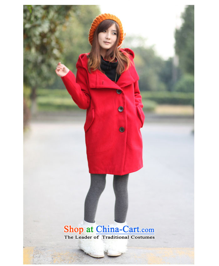 Mya Zi 2015 autumn and winter jackets large new women's gross? and coats cloak a wool coat in the long College wind jacket RED M Gross? Picture, prices, brand platters! The elections are supplied in the national character of distribution, so action, buy now enjoy more preferential! As soon as possible.