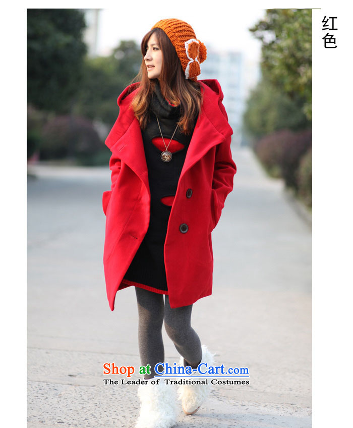 Mya Zi 2015 autumn and winter jackets large new women's gross? and coats cloak a wool coat in the long College wind jacket RED M Gross? Picture, prices, brand platters! The elections are supplied in the national character of distribution, so action, buy now enjoy more preferential! As soon as possible.