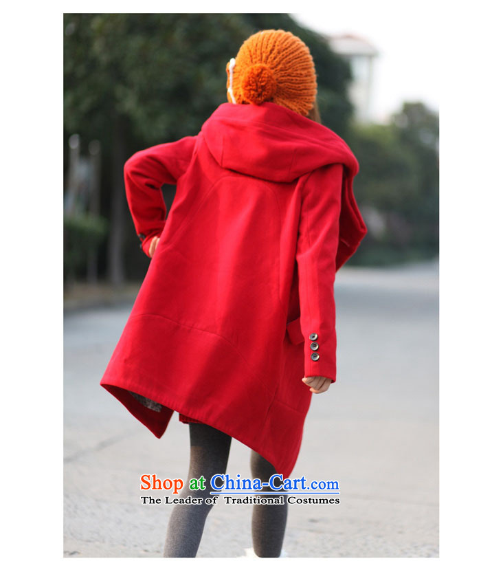 Mya Zi 2015 autumn and winter jackets large new women's gross? and coats cloak a wool coat in the long College wind jacket RED M Gross? Picture, prices, brand platters! The elections are supplied in the national character of distribution, so action, buy now enjoy more preferential! As soon as possible.