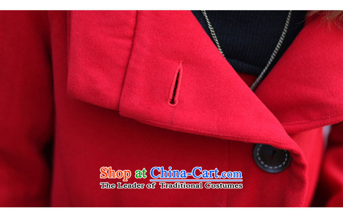 Mya Zi 2015 autumn and winter jackets large new women's gross? and coats cloak a wool coat in the long College wind jacket RED M Gross? Picture, prices, brand platters! The elections are supplied in the national character of distribution, so action, buy now enjoy more preferential! As soon as possible.