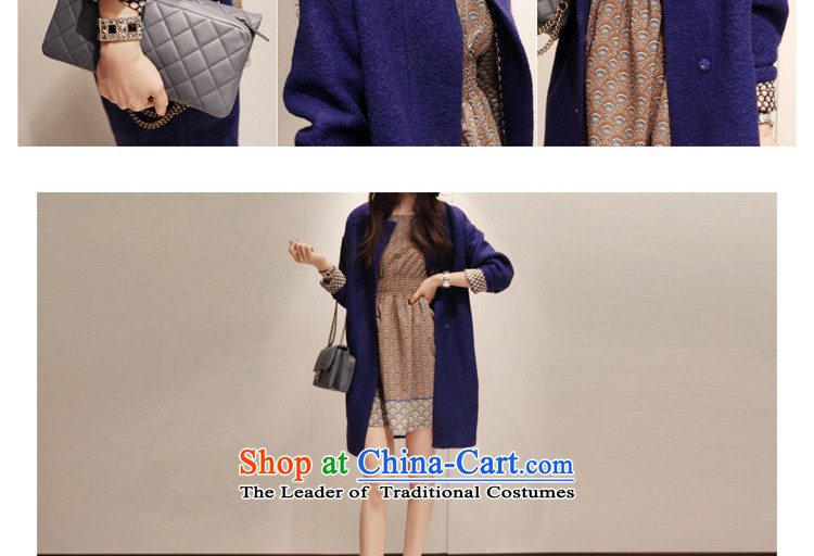 Even with the new 2015 Autumn Korean female loose fit in a simple long dark detained a wool coat gross WD001 jacket of purple? M picture, prices, brand platters! The elections are supplied in the national character of distribution, so action, buy now enjoy more preferential! As soon as possible.