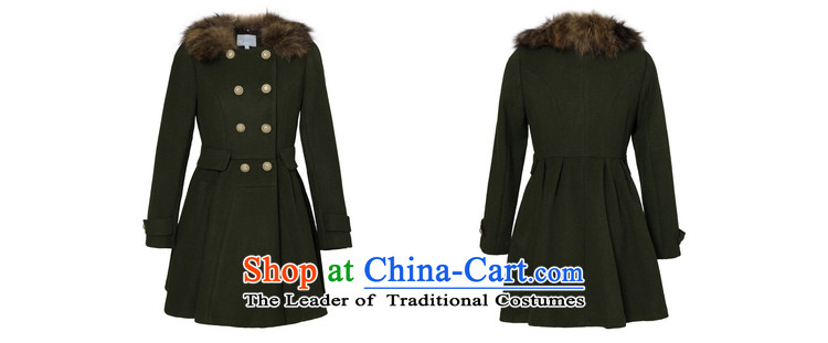 Chaplain who female uniformed wind, double-Gross Gross coats 1343C122219 collar? Army Green 165/L picture, prices, brand platters! The elections are supplied in the national character of distribution, so action, buy now enjoy more preferential! As soon as possible.