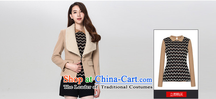 3 color for winter comfortable two kits handsome lapel of large graphics thin hair so Sau San short coats female beige M/160/84a picture, prices, brand platters! The elections are supplied in the national character of distribution, so action, buy now enjoy more preferential! As soon as possible.