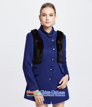 Chaplain who winter clothing new stylish fluff Kampala shoulder stitching decorated coats 1342C121211 gross? blue 165/L picture, prices, brand platters! The elections are supplied in the national character of distribution, so action, buy now enjoy more preferential! As soon as possible.