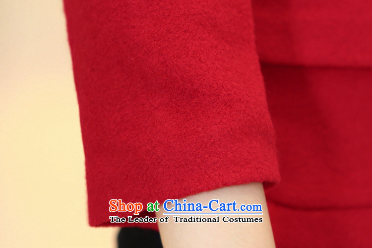 The world of Kam Yuet 2015 winter clothing new sweet gentlewoman temperament Sau San video thin waist high short elegant short) 7 cuff gross flows of large red jacket? L picture, prices, brand platters! The elections are supplied in the national character of distribution, so action, buy now enjoy more preferential! As soon as possible.