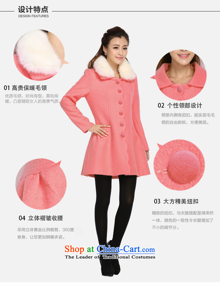 Luo Shani Flower Code women's gross jacket female 200 catties? sister thick winter clothing to XL Graphics thin thick warm a wool coat women 5031 is the toner 4XL Photo, prices, brand platters! The elections are supplied in the national character of distribution, so action, buy now enjoy more preferential! As soon as possible.