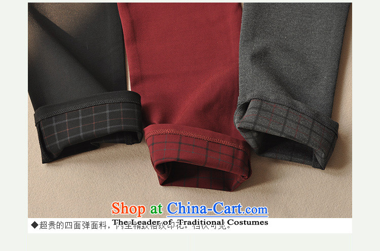 Crescent set larger women in spring and autumn 2015 Summer new products for larger casual pants thick elastic waist mm high waist skinny legs forming the Sau San video trousers, wine red 38 pictures, prices, brand platters! The elections are supplied in the national character of distribution, so action, buy now enjoy more preferential! As soon as possible.