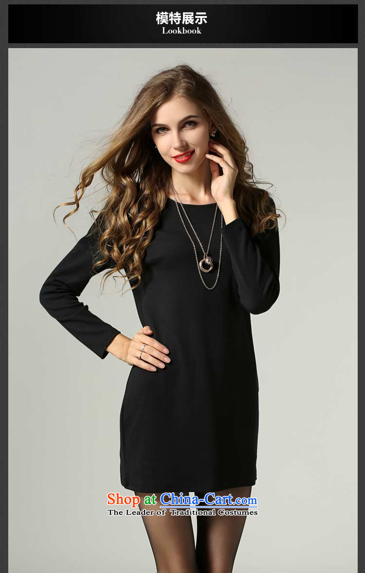The Ni dream new) Autumn 2015 Europe to increase women's code thick mm temperament minimalist Foutune of long-sleeved dresses s205 Black XL Photo, prices, brand platters! The elections are supplied in the national character of distribution, so action, buy now enjoy more preferential! As soon as possible.