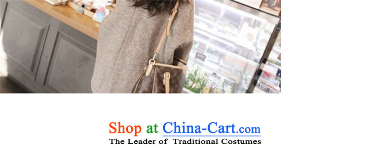 The Constitution of 2015 autumn and winter feathers new Korean jacket coat girl in gross? long loose lapel windbreaker gross? female MN12 picture color jacket M picture, prices, brand platters! The elections are supplied in the national character of distribution, so action, buy now enjoy more preferential! As soon as possible.