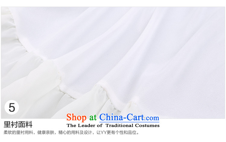 Shani flower, 2015 New to increase women's code thick mm summer word for the chiffon Sau San dresses 6,765 families exited dark blue 4XL Photo, prices, brand platters! The elections are supplied in the national character of distribution, so action, buy now enjoy more preferential! As soon as possible.