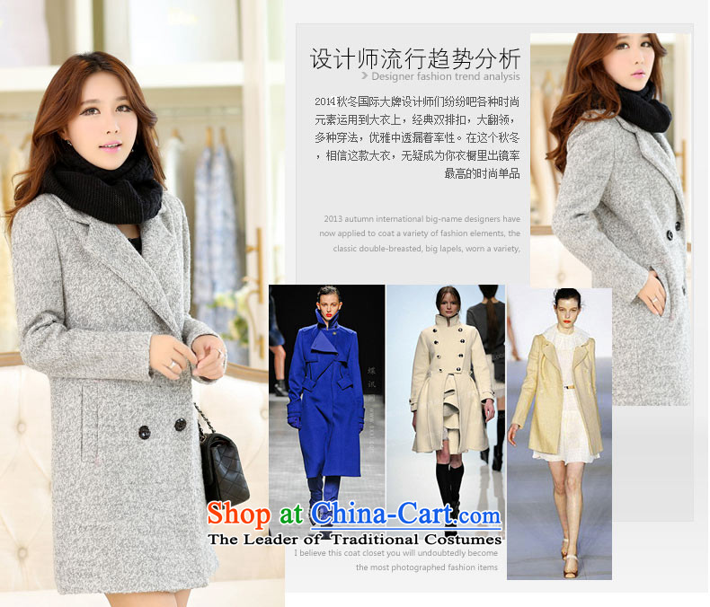 China, slave 2015 winter clothing new larger women's gross? jacket a wool coat S367 female m White L picture, prices, brand platters! The elections are supplied in the national character of distribution, so action, buy now enjoy more preferential! As soon as possible.