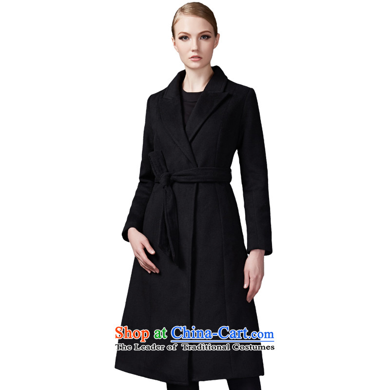 Marguerite Hsichih maxchic 2015 Ms. autumn and winter clothing for long-sleeved wool rib cage-Tether in long coats delivers gross? female black , L, Marguerite Hsichih 13672 (maxchic) , , , shopping on the Internet