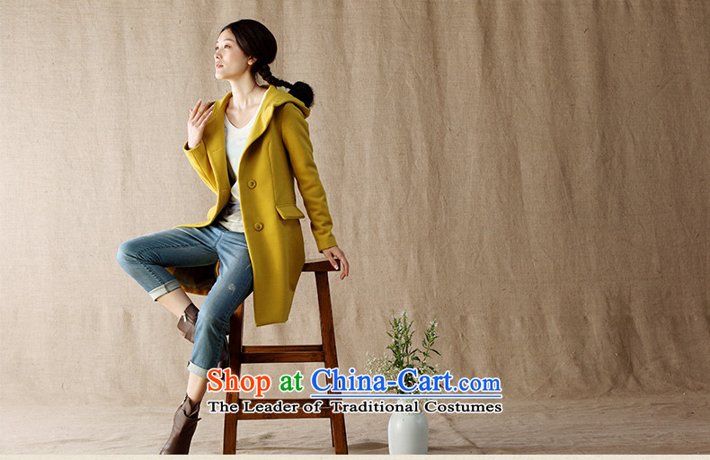 Athena Chu gross? jacket Cayman female autumn and winter coats a 2014 gross jacket coat? female yellow L picture, prices, brand platters! The elections are supplied in the national character of distribution, so action, buy now enjoy more preferential! As soon as possible.