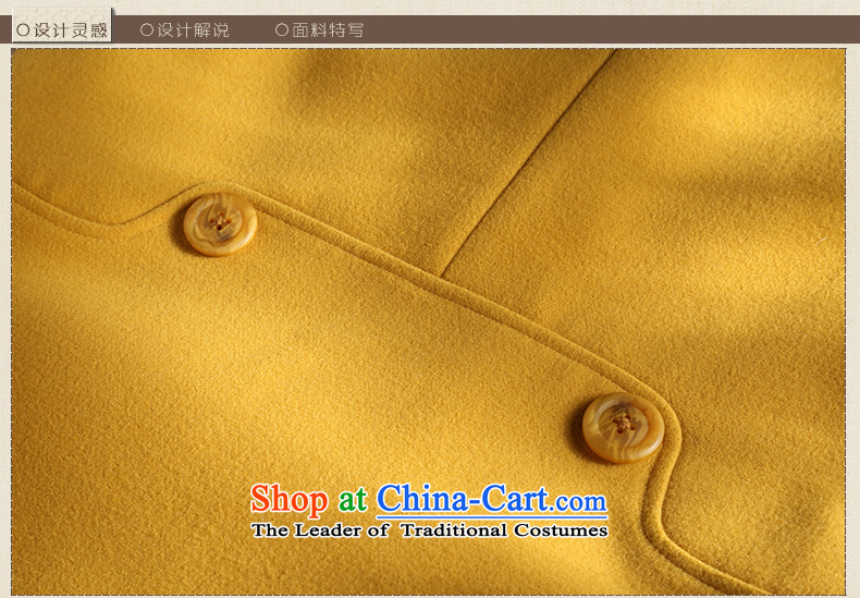 Athena Chu gross? jacket Cayman female autumn and winter coats a 2014 gross jacket coat? female yellow L picture, prices, brand platters! The elections are supplied in the national character of distribution, so action, buy now enjoy more preferential! As soon as possible.