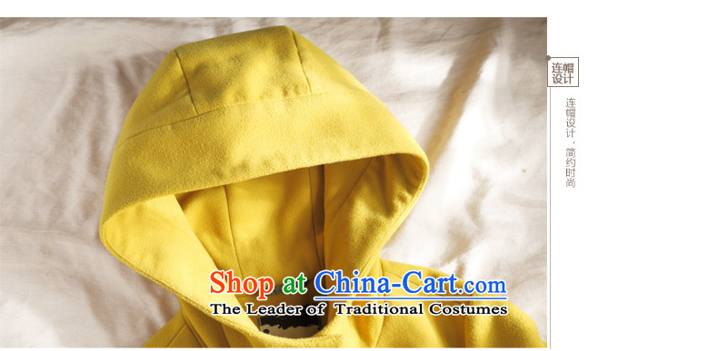 Athena Chu gross? jacket Cayman female autumn and winter coats a 2014 gross jacket coat? female yellow L picture, prices, brand platters! The elections are supplied in the national character of distribution, so action, buy now enjoy more preferential! As soon as possible.