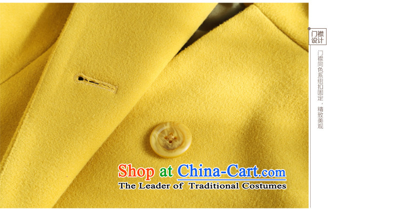 Athena Chu gross? jacket Cayman female autumn and winter coats a 2014 gross jacket coat? female yellow L picture, prices, brand platters! The elections are supplied in the national character of distribution, so action, buy now enjoy more preferential! As soon as possible.