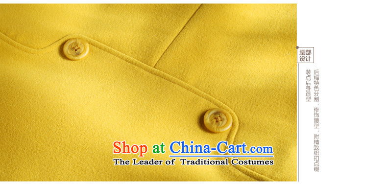 Athena Chu gross? jacket Cayman female autumn and winter coats a 2014 gross jacket coat? female yellow L picture, prices, brand platters! The elections are supplied in the national character of distribution, so action, buy now enjoy more preferential! As soon as possible.