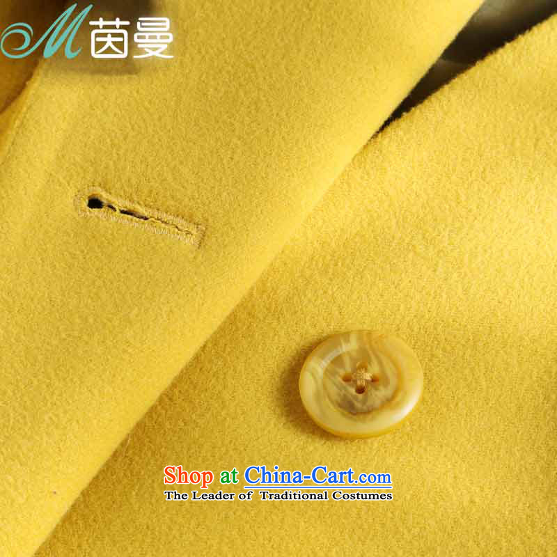 Athena Chu gross? jacket Cayman female autumn and winter coats a 2014 gross jacket coat? female yellow , L, Athena Chu (INMAN, DIRECTOR) , , , shopping on the Internet