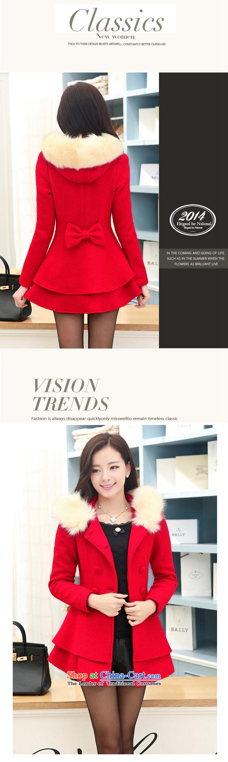 The United States welcomes the ya   2015 autumn and winter female Korean fashion, with long hair for Lotus is gross jacket coat JTYL9971? The Red L picture, prices, brand platters! The elections are supplied in the national character of distribution, so action, buy now enjoy more preferential! As soon as possible.
