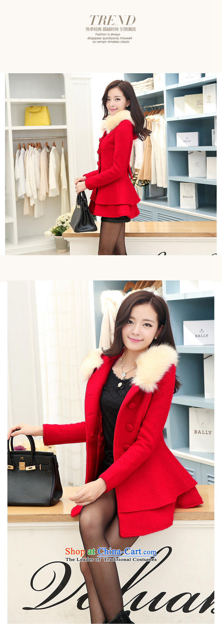 The United States welcomes the ya   2015 autumn and winter female Korean fashion, with long hair for Lotus is gross jacket coat JTYL9971? The Red L picture, prices, brand platters! The elections are supplied in the national character of distribution, so action, buy now enjoy more preferential! As soon as possible.