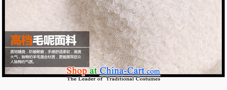 In 2014 Winter Land position on the new girls jacket coat Korean version of this autumn and winter coats in replacing gross? long hair for Sau San woolen coat female white overcoat so gross XL Photo, prices, brand platters! The elections are supplied in the national character of distribution, so action, buy now enjoy more preferential! As soon as possible.