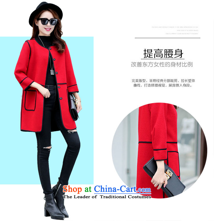 The Star Ni straight loose video thin hair? No score of 9 for coat cuff stylish stitching autumn 2015 new Korean female red windbreaker XL Photo, prices, brand platters! The elections are supplied in the national character of distribution, so action, buy now enjoy more preferential! As soon as possible.