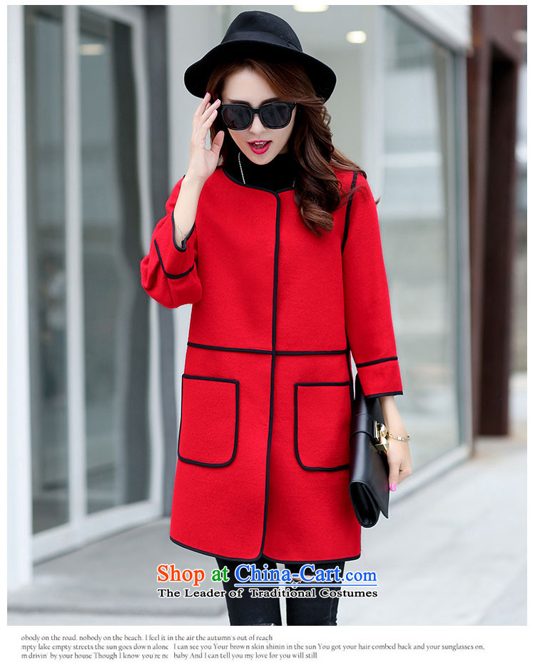 The Star Ni straight loose video thin hair? No score of 9 for coat cuff stylish stitching autumn 2015 new Korean female red windbreaker XL Photo, prices, brand platters! The elections are supplied in the national character of distribution, so action, buy now enjoy more preferential! As soon as possible.
