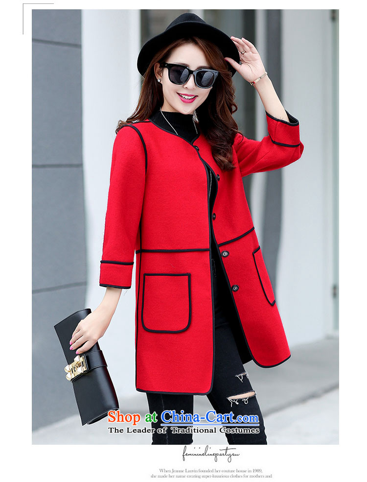 The Star Ni straight loose video thin hair? No score of 9 for coat cuff stylish stitching autumn 2015 new Korean female red windbreaker XL Photo, prices, brand platters! The elections are supplied in the national character of distribution, so action, buy now enjoy more preferential! As soon as possible.