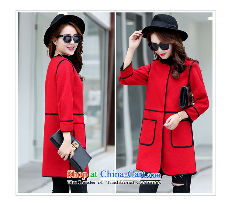 The Star Ni straight loose video thin hair? No score of 9 for coat cuff stylish stitching autumn 2015 new Korean female red windbreaker XL Photo, prices, brand platters! The elections are supplied in the national character of distribution, so action, buy now enjoy more preferential! As soon as possible.