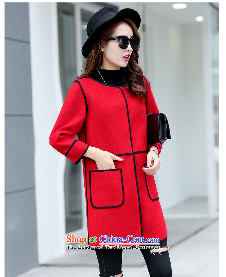 The Star Ni straight loose video thin hair? No score of 9 for coat cuff stylish stitching autumn 2015 new Korean female red windbreaker XL Photo, prices, brand platters! The elections are supplied in the national character of distribution, so action, buy now enjoy more preferential! As soon as possible.