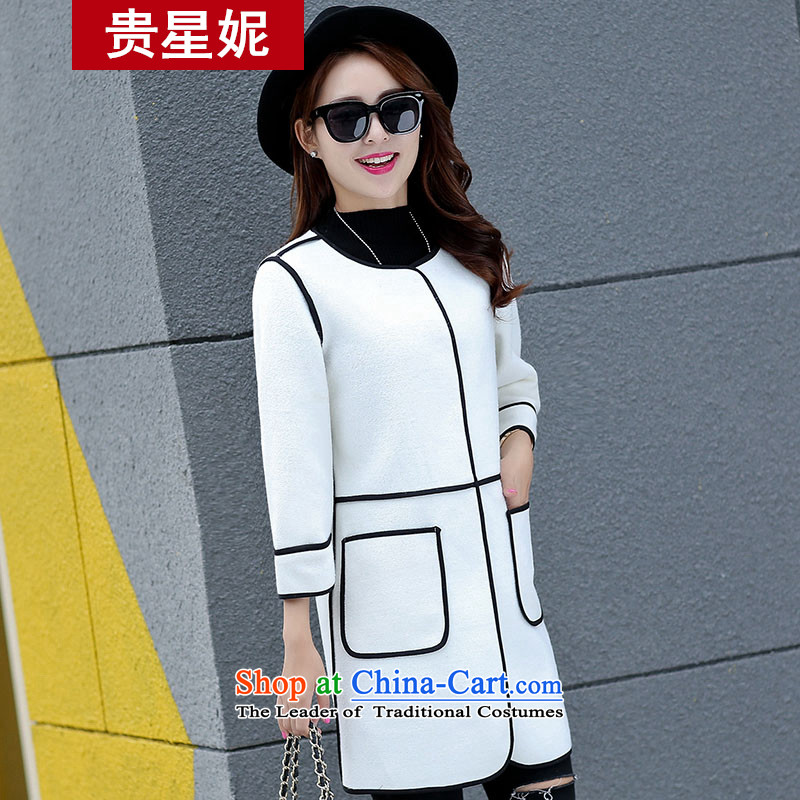 The Star Ni straight loose video thin hair? No score of 9 for coat cuff stylish stitching autumn 2015 new Korean female red windbreaker XL, The Star Ni , , , shopping on the Internet
