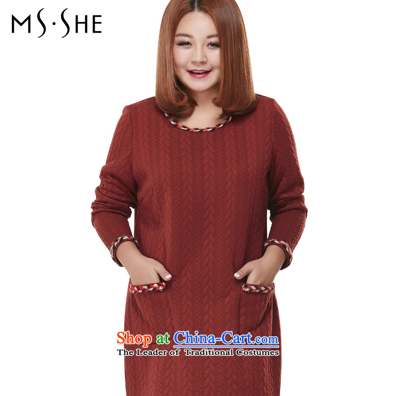 Msshe xl women 2015 autumn and winter new round-neck collar lace package and in forming the long sleeved clothes 2097 2666 4289 XL, Susan Carroll, the poetry Yee (MSSHE),,, shopping on the Internet