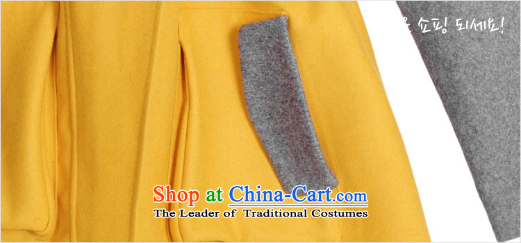 Korea has the Korean version of the Dag Hammarskjöld yi 2015 winter clothing new for women with a video thin stitching Sau San Mao jacket OR3268?6. Yellow M picture, prices, brand platters! The elections are supplied in the national character of distribution, so action, buy now enjoy more preferential! As soon as possible.