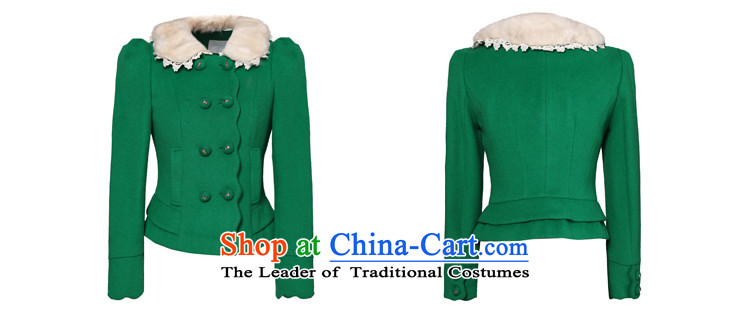 Chaplain who winter clothing new women's sweet Lady wave, double-edge can be shirked gross collar short coats 1341F120202  175/XXL green picture, prices, brand platters! The elections are supplied in the national character of distribution, so action, buy now enjoy more preferential! As soon as possible.