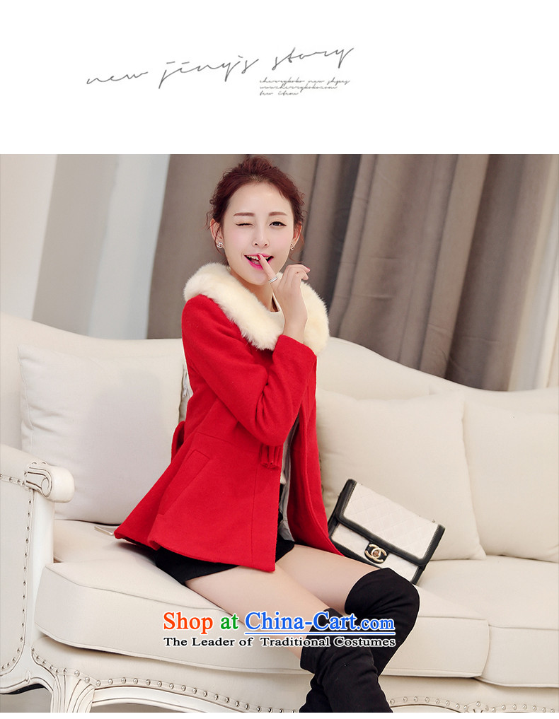 Zhou Mei Hang 2015 autumn and winter new Korean short of the amount paid? 